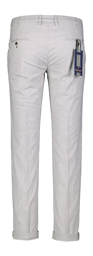 Pantalon à carreaux gris de Mason