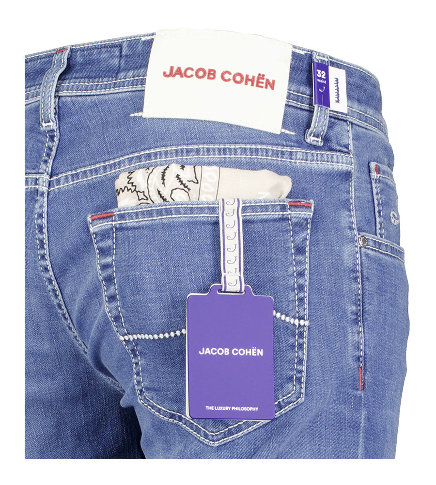 Medium blue slim fit jeans Jacob Cohen