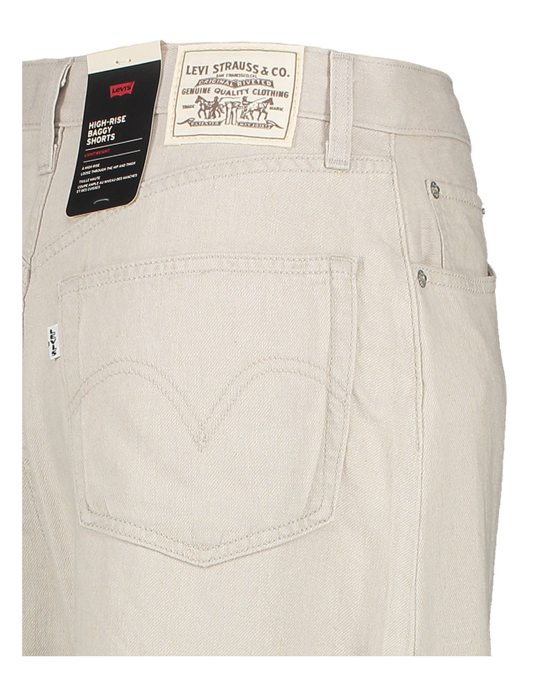 jean court gris ample Levi's