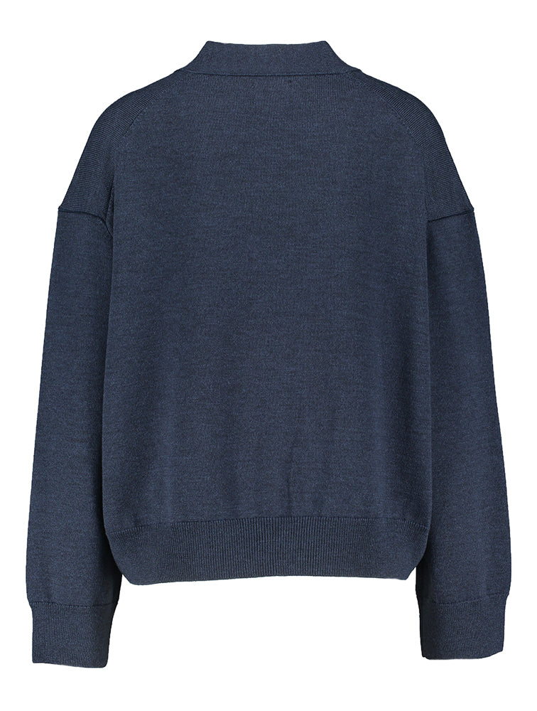 Donkerbelauwe cardigan Gakkin Bellerose