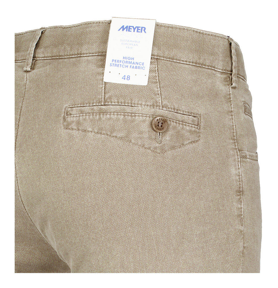 Licht bruine geklede broek Dublin Meyer