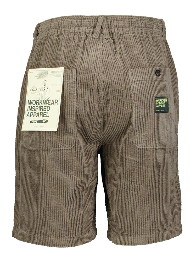 Short en velours côtelé vert foncé Anerkjendt