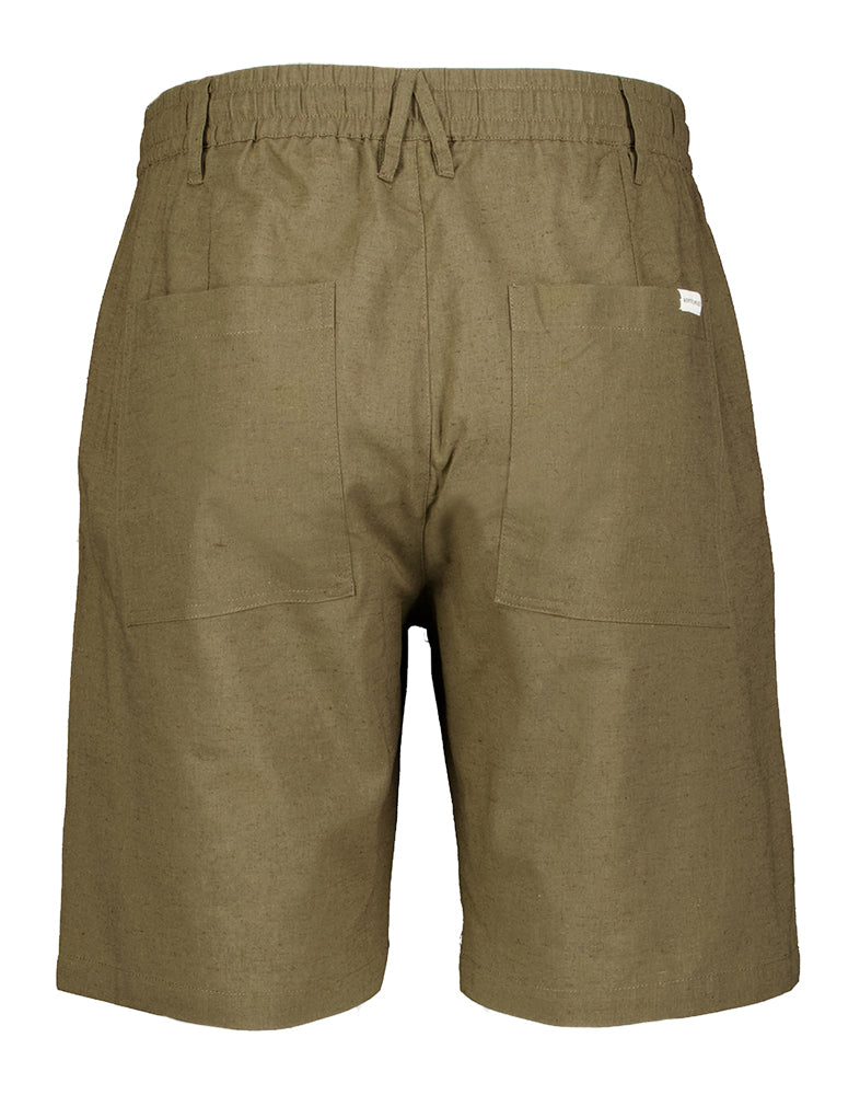 Short kaki en coton Anerkjendt