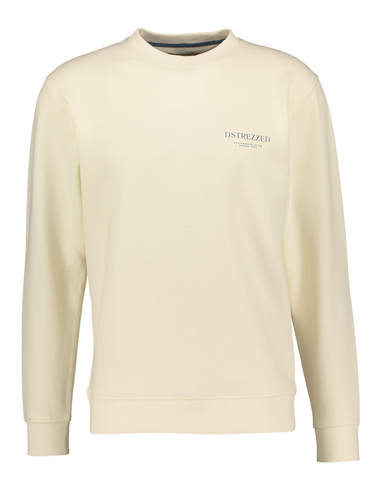 Pull écru imprimé au dos Karas Dstrezzed