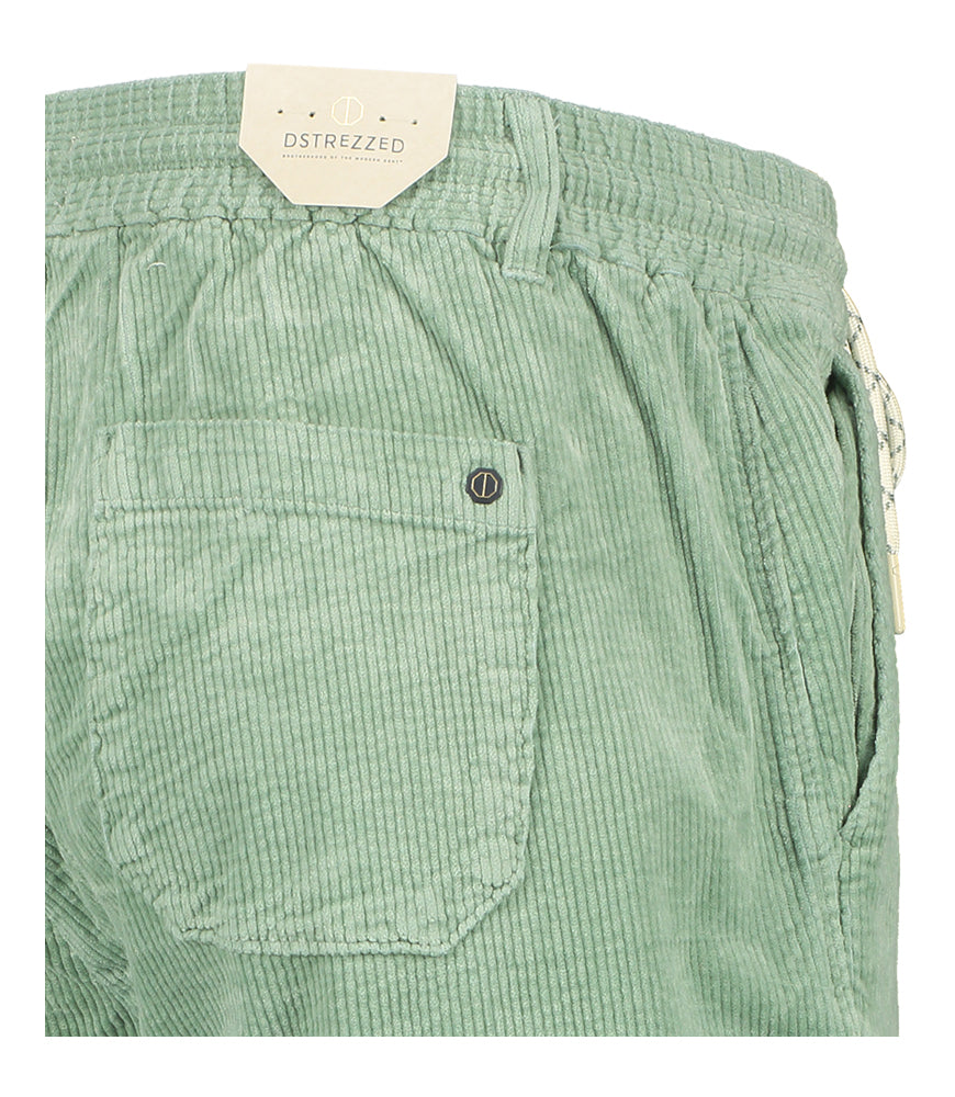 Short en velours côtelé vert clair Logan Rib Dstrezzed