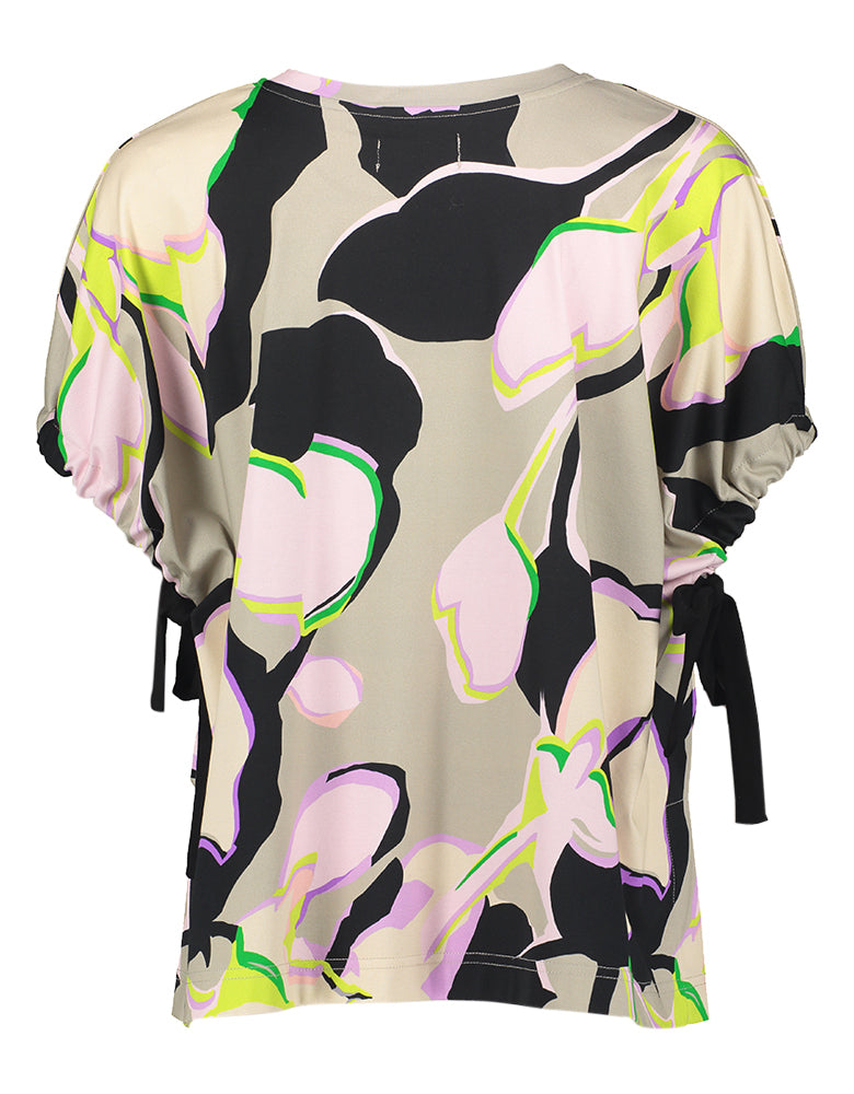 T-shirt en coton multicolore avec imprimé Psophia