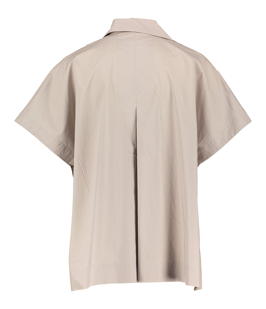 Chemisier gris à imprimé floral en sequins Psophia