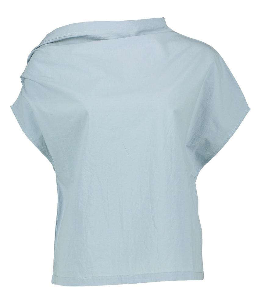 T-shirt bleu Féline Nathalie Vleeschouwer