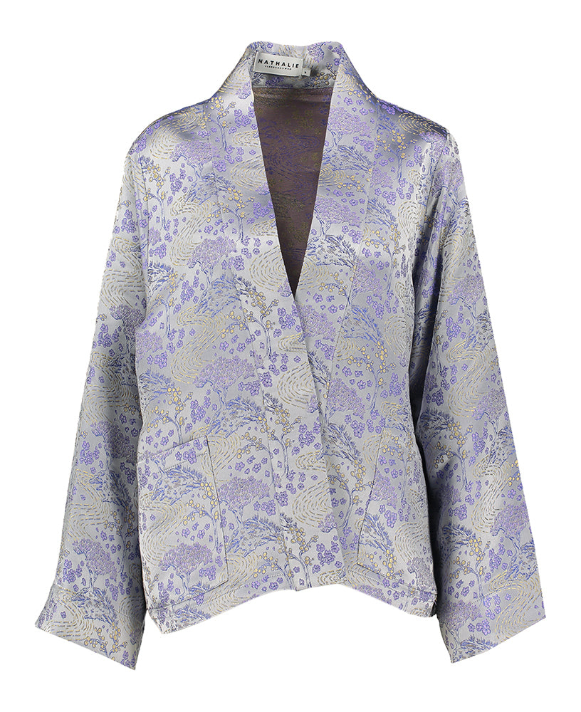 Gilet ouvert multicolore Flenn Nathalie Vleeschouwer