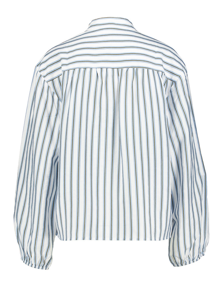 Lichtblauw en wit gestreepte blouse Giril Peppercorn