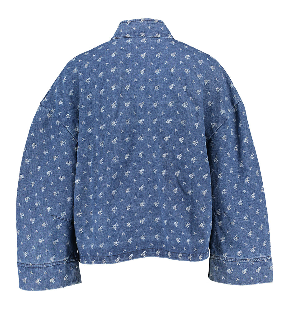 Blauwe jeansjas met details Gustava Peppercorn