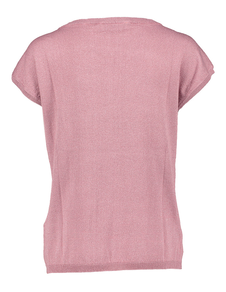 Roze mettalic top Remi Peppercorn