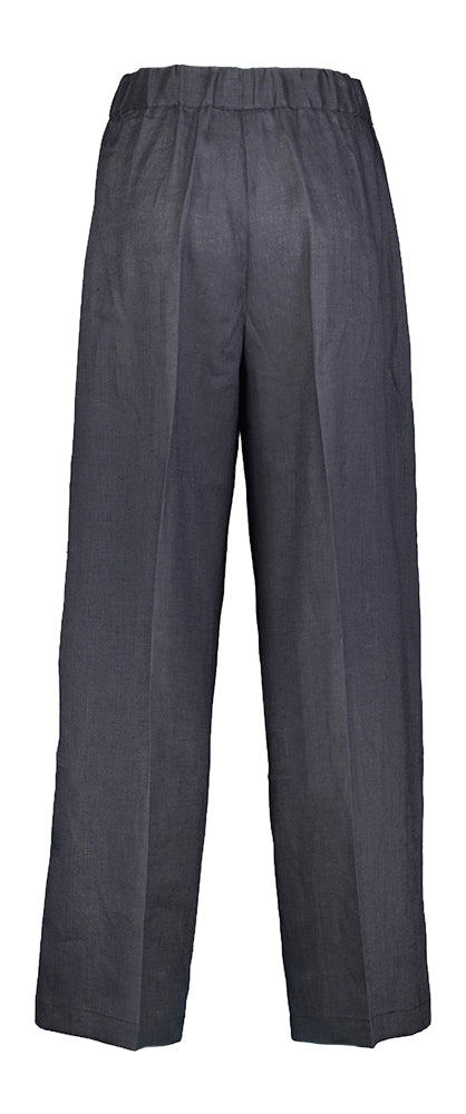 Pantalon en lin gris Semicouture
