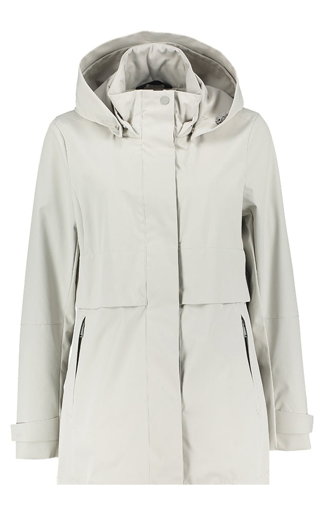 Veste à capuche grise Elba Reset