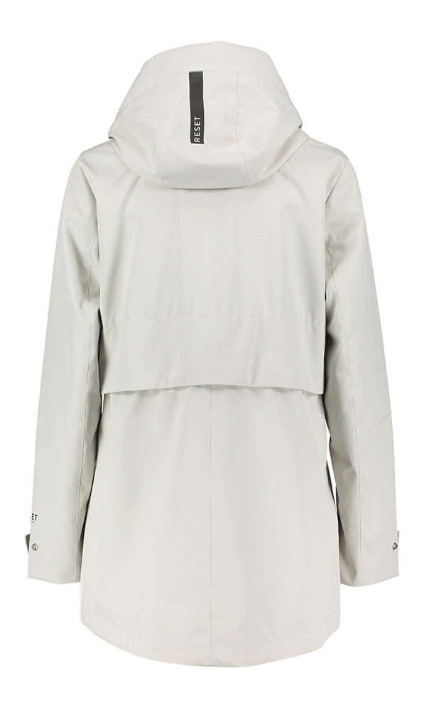 Veste à capuche grise Elba Reset