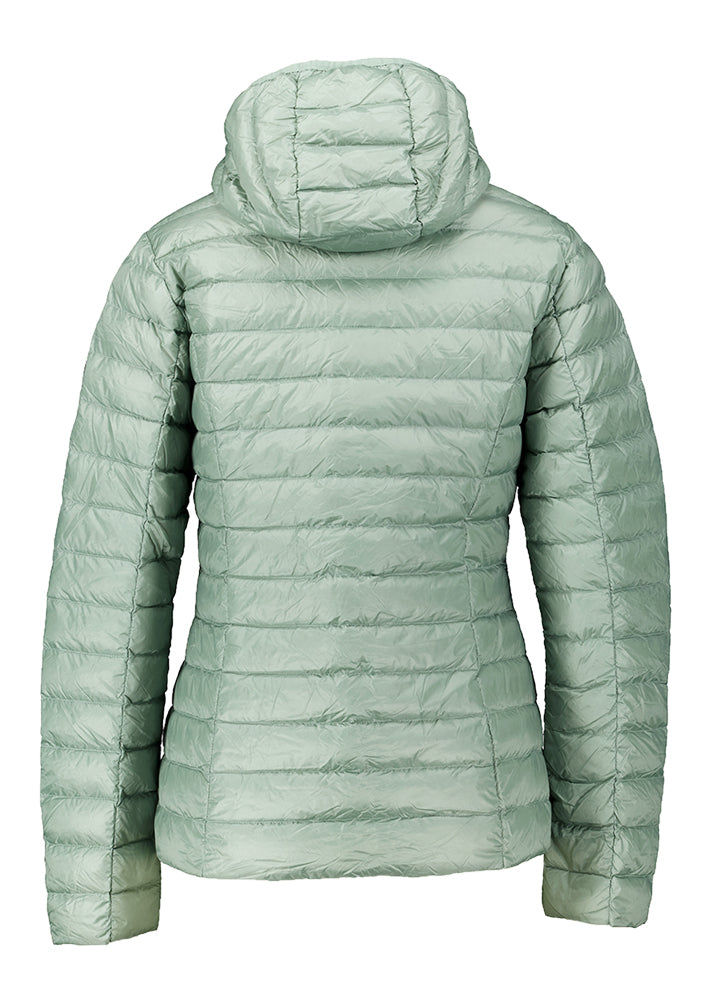 Groene jas met kap Cloe Jott