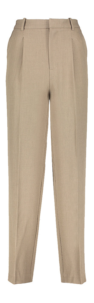 Beige geklede broek Vanilla Tailored Pant Withblack
