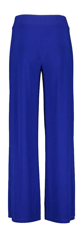 Pantalon fluide bleu cobalt avec élastique Joseph Ribkoff