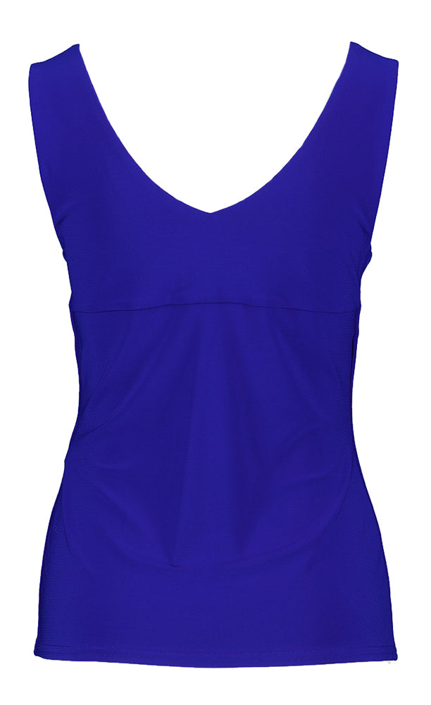 Kobalt blauwe top met diepere rug Joseph Ribkoff