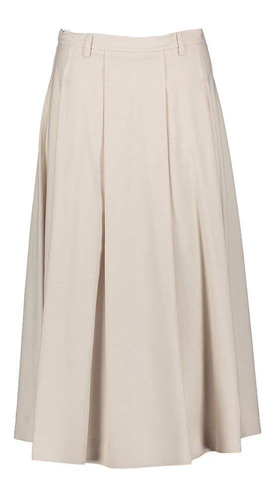 Jupe plissée écrue soixante-dix