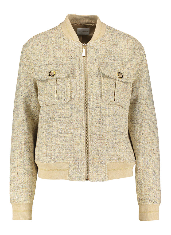 Beige jasje met structuur Janmarc Due Amanti