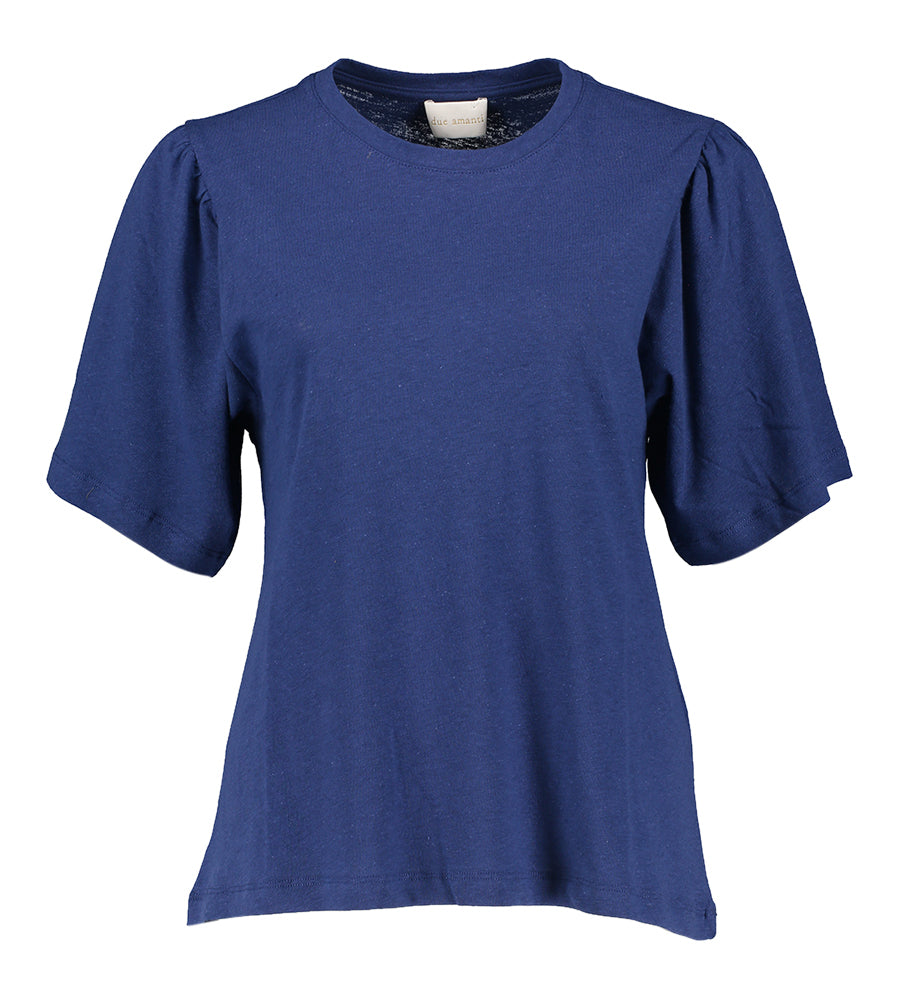 T-shirt bleu foncé Jem Due Amanti