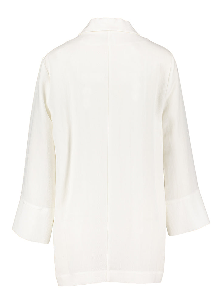 Ecru openvallende blazer Roatan Due Amanti