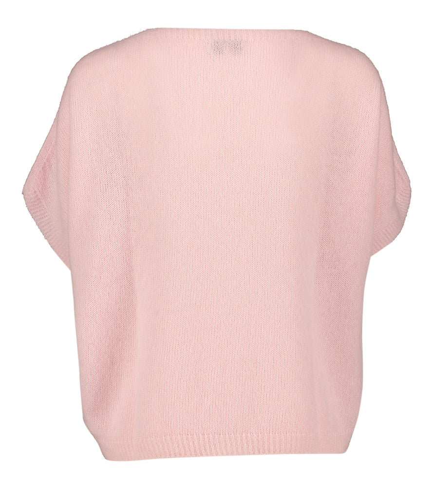 Pull rose en laine d'alpaga Jeff