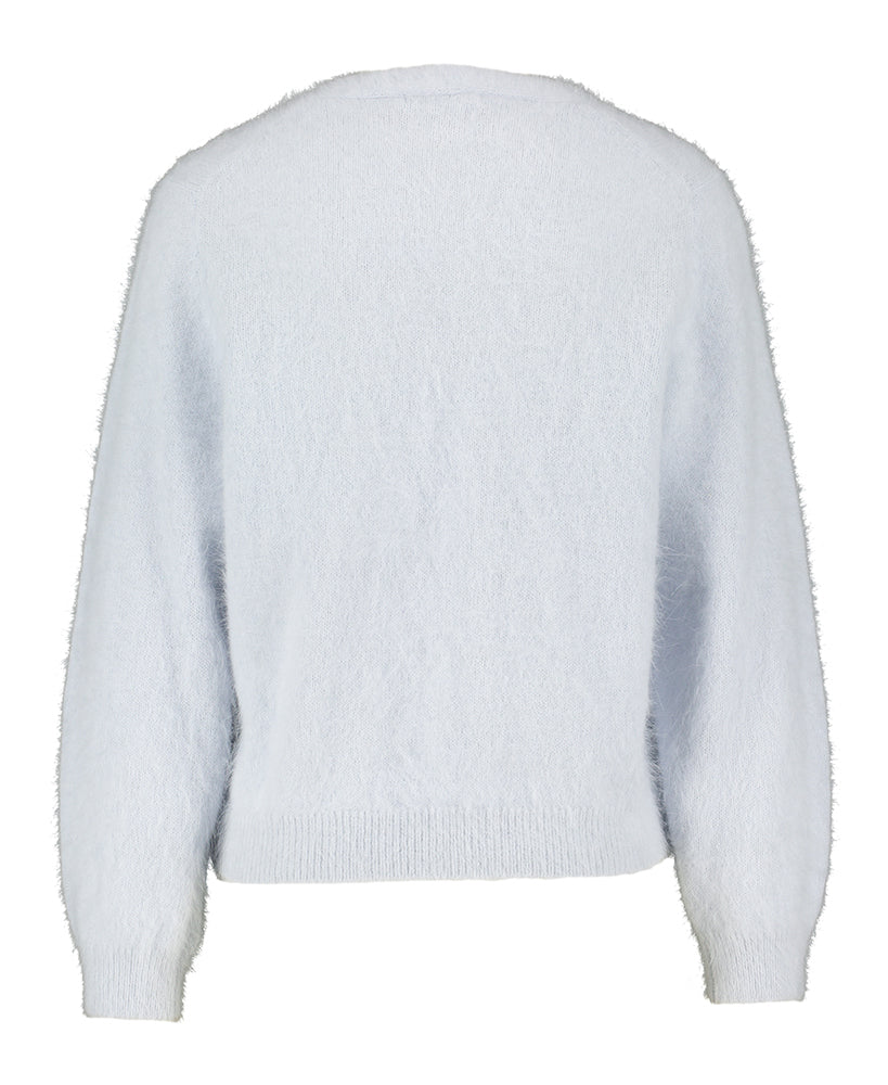 Pastel blauwe zachte trui Orphee Blue Bay
