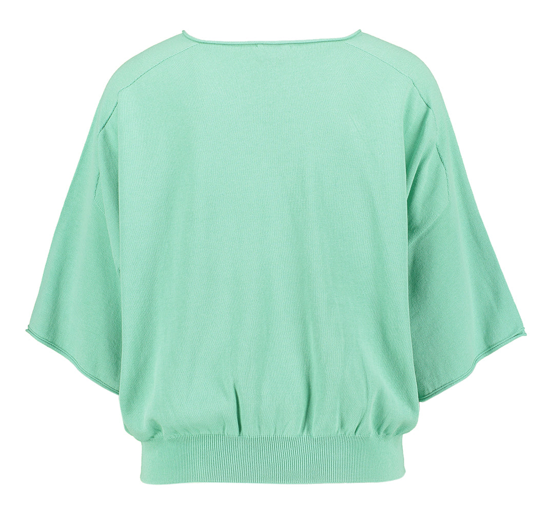 Pull vert à col bateau Dirali Drykorn