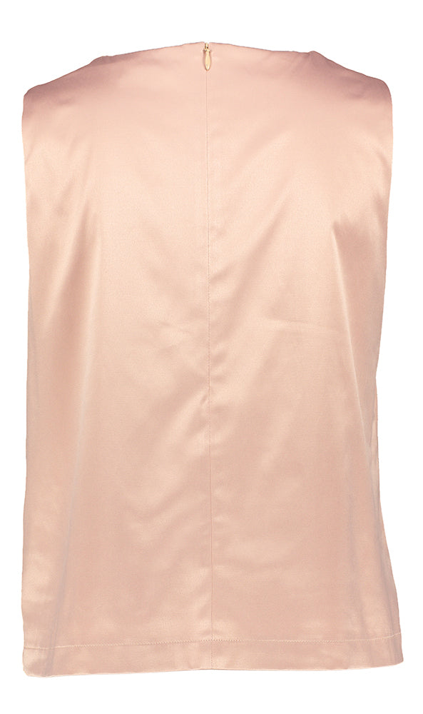Roze top met broche Efezo Senso