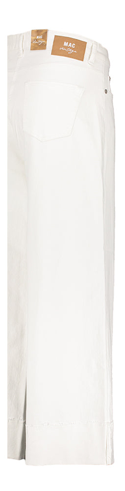 Witte Super wide leg enkel jeans Mac