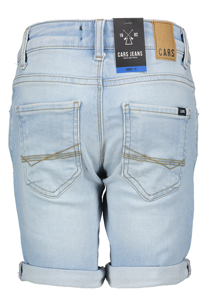 Licht blauwe jeans short California Cars