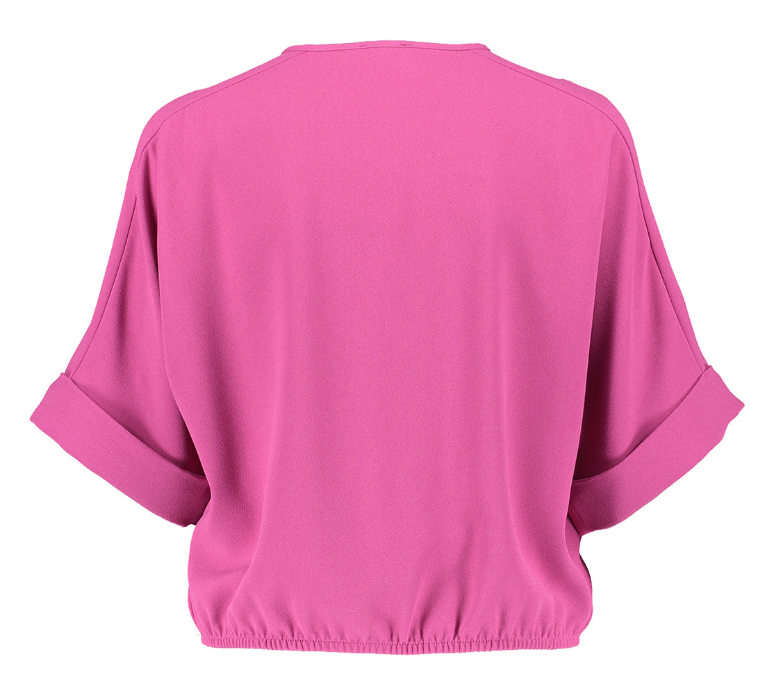 Roze bloes met gouden rits en knopen Caroline Biss