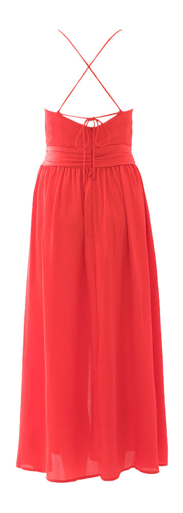 Robe rouge décontractée Caline Suncoo