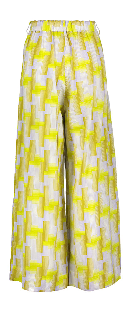 Pantalon jaune et argent Pénélope Echo Ma Poésie