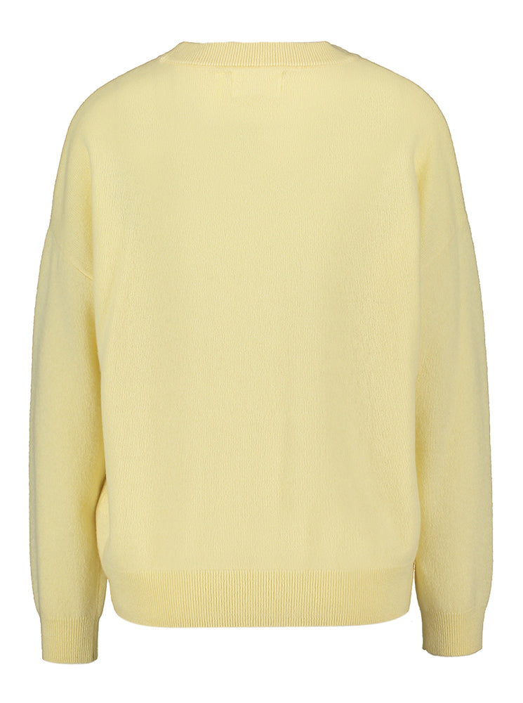 Gele trui in cashmere Les tricots De Léa