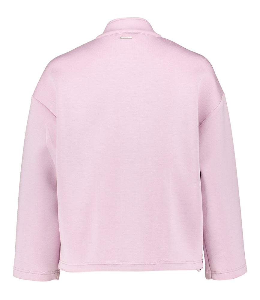 Gilet rose clair à poches plaquées par Erlissa Rino Pelle