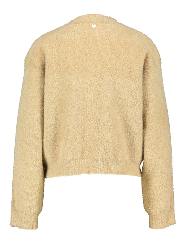 Gilet duveteux couleur camel Isarea Rino Pelle