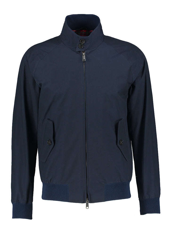 Veste zippée Baracuta bleu foncé
