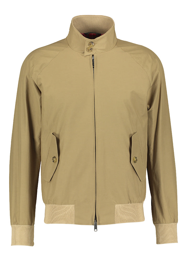 veste zippée Baracuta vert beige