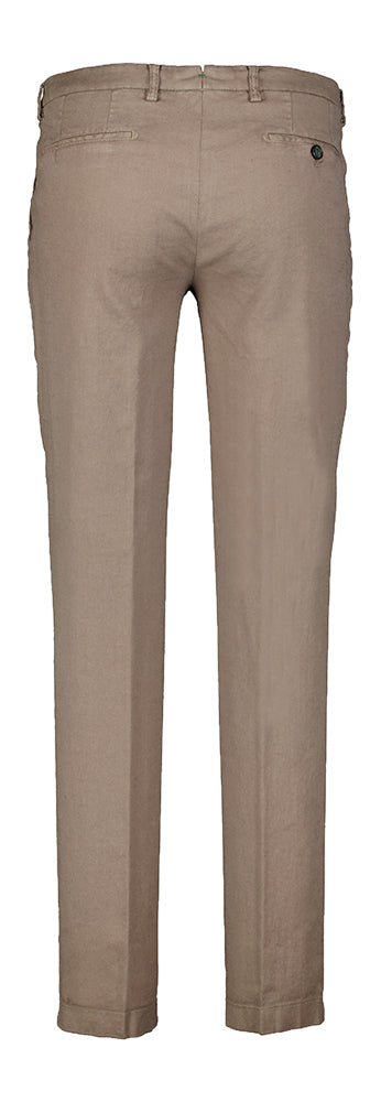 Pantalon en lin marron Morello Berwich