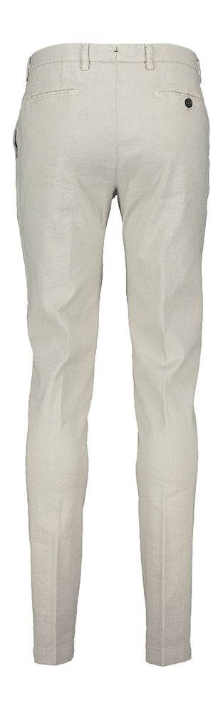 Pantalon en lin gris clair Morello Berwich