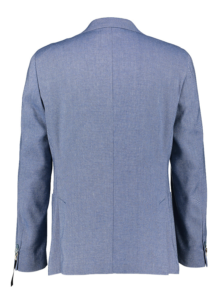 Blauwe blazer modern fit Sakko Digel