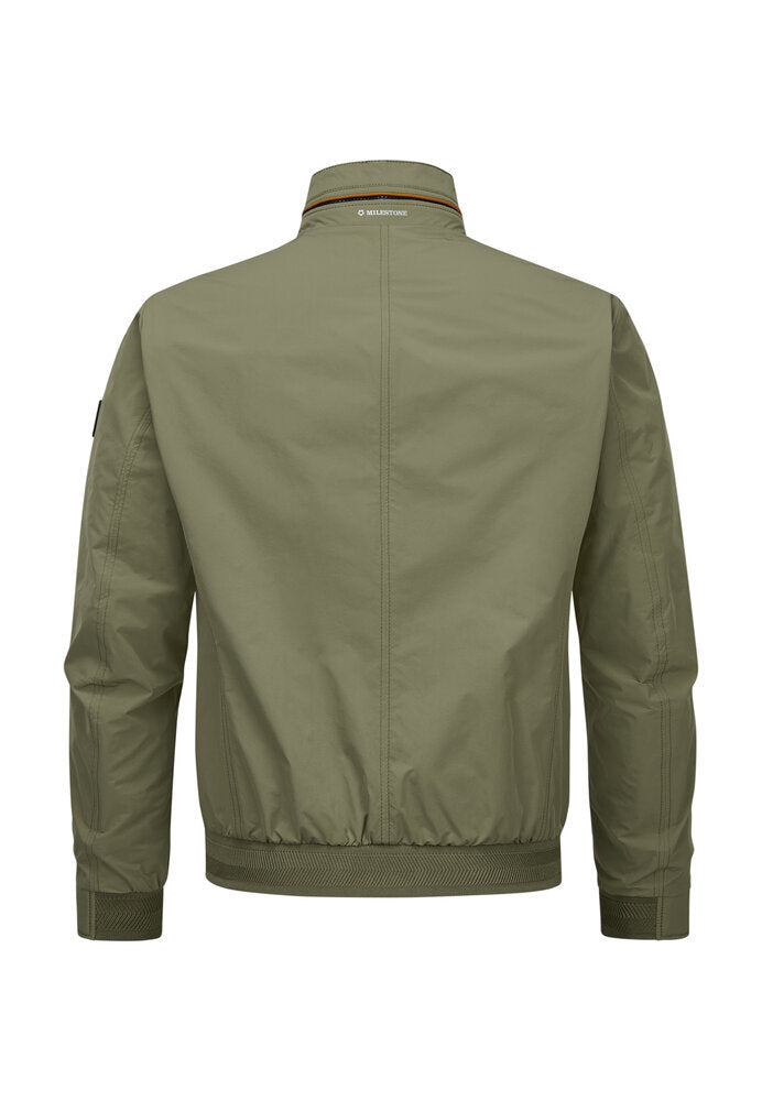 Veste kaki à capuche amovible Corby Milestone