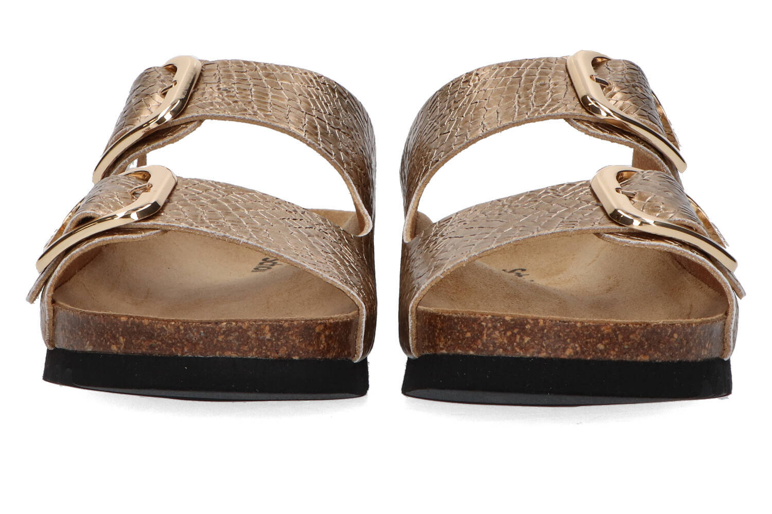 Sandales en bronze à motif reptile Noelle Scholl