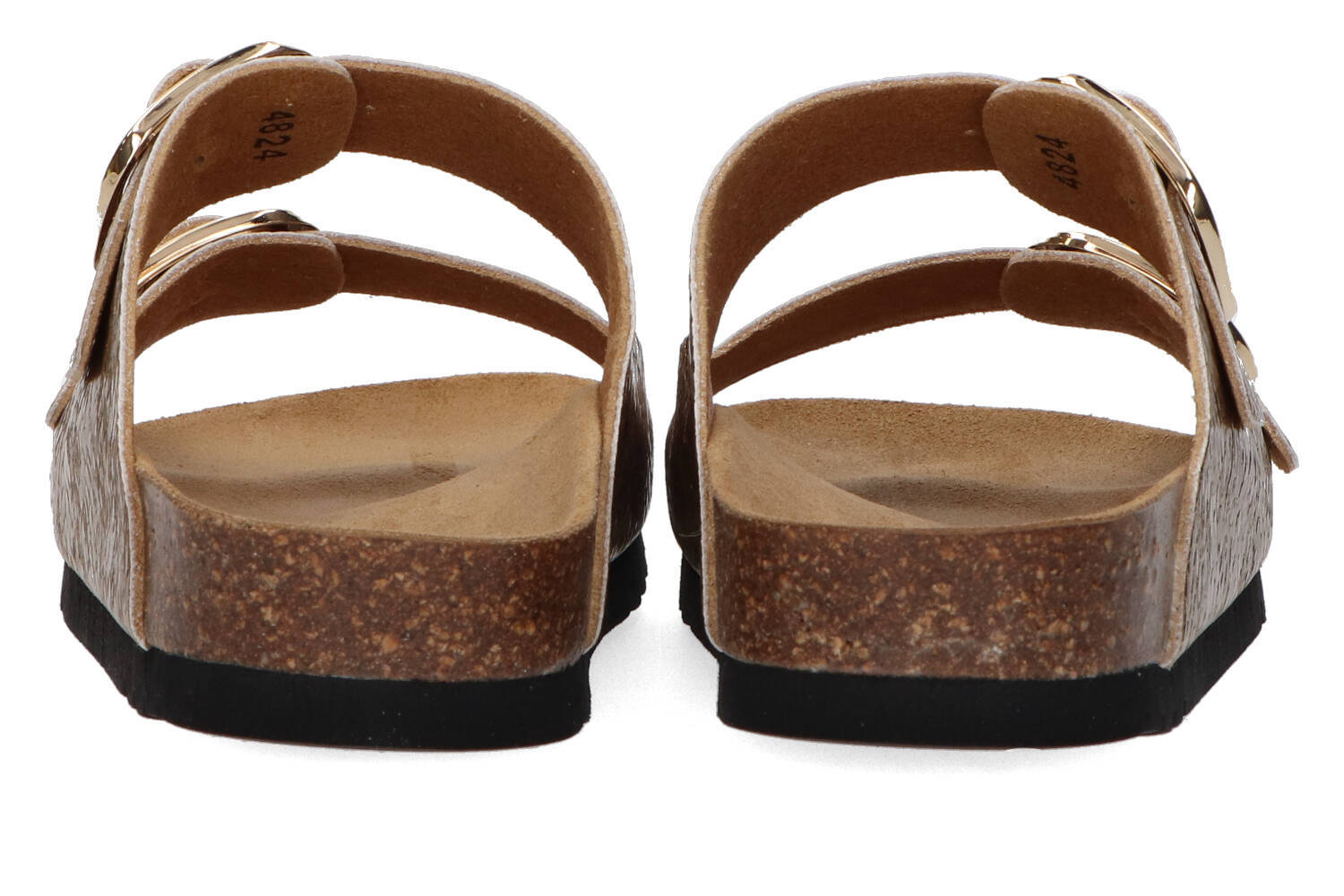 Sandales en bronze à motif reptile Noelle Scholl