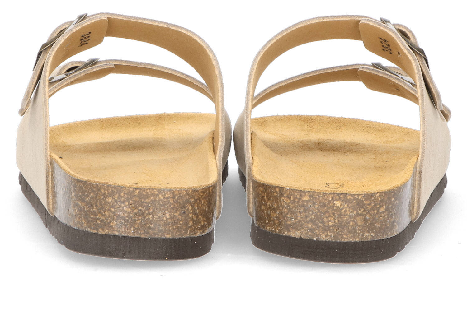 Pantoufles beiges en velours Julien Scholl