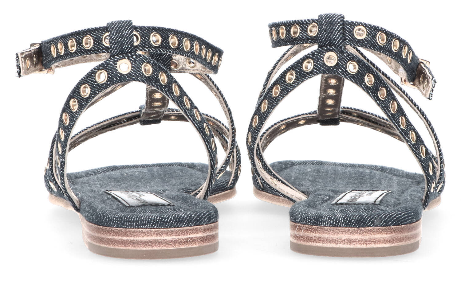 Sandales bleues en jean Kennel + Schmenger