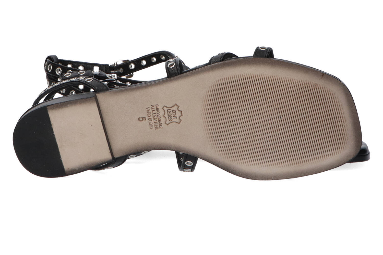 Zwarte sandalen met studs Kennel+Schmenger